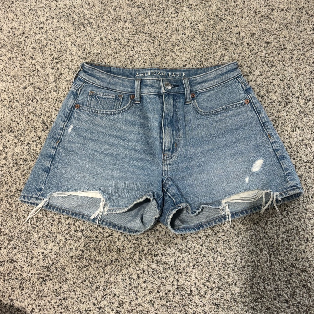 American Eagle Light Wash Jean Shorts